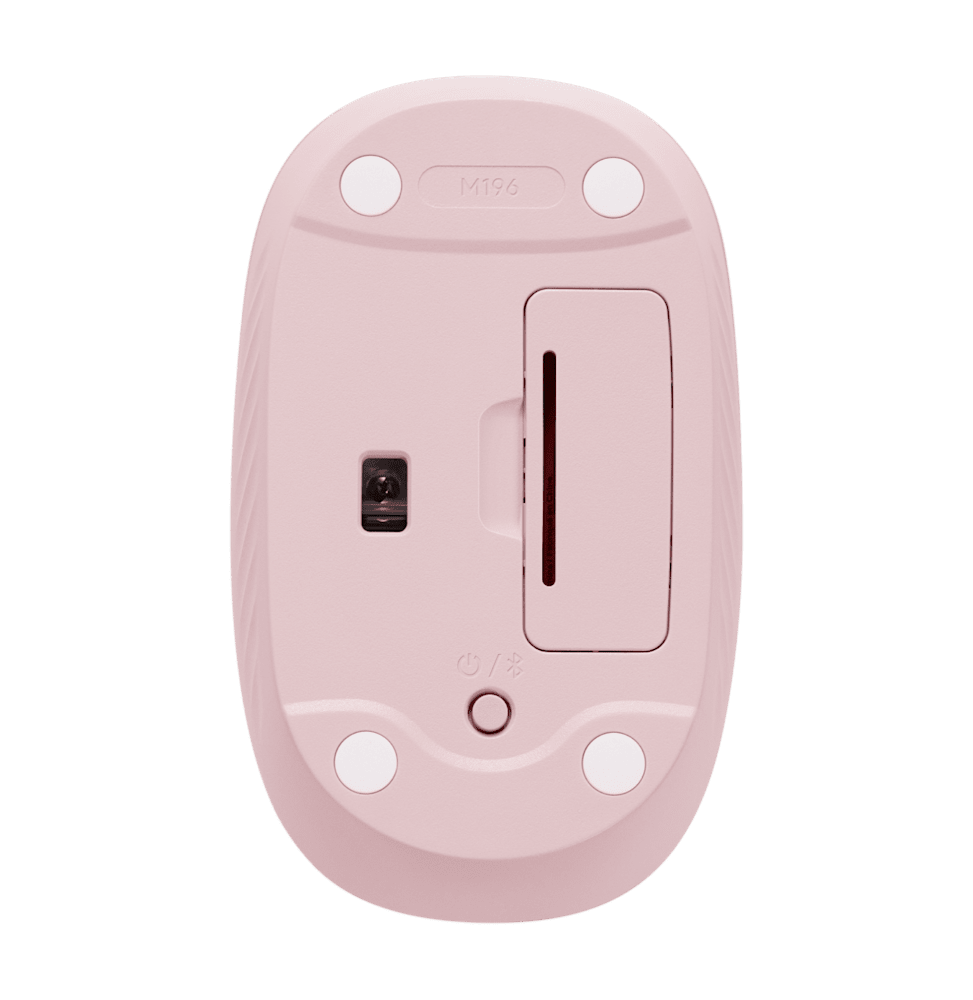 Souris sans fil Bluetooth Logitech M196 - Rose (910-007461)