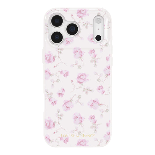 Case-Mate x LoveShackFancy Ribbon Rosa Flora MagSafe - iPhone 17 Pro Max