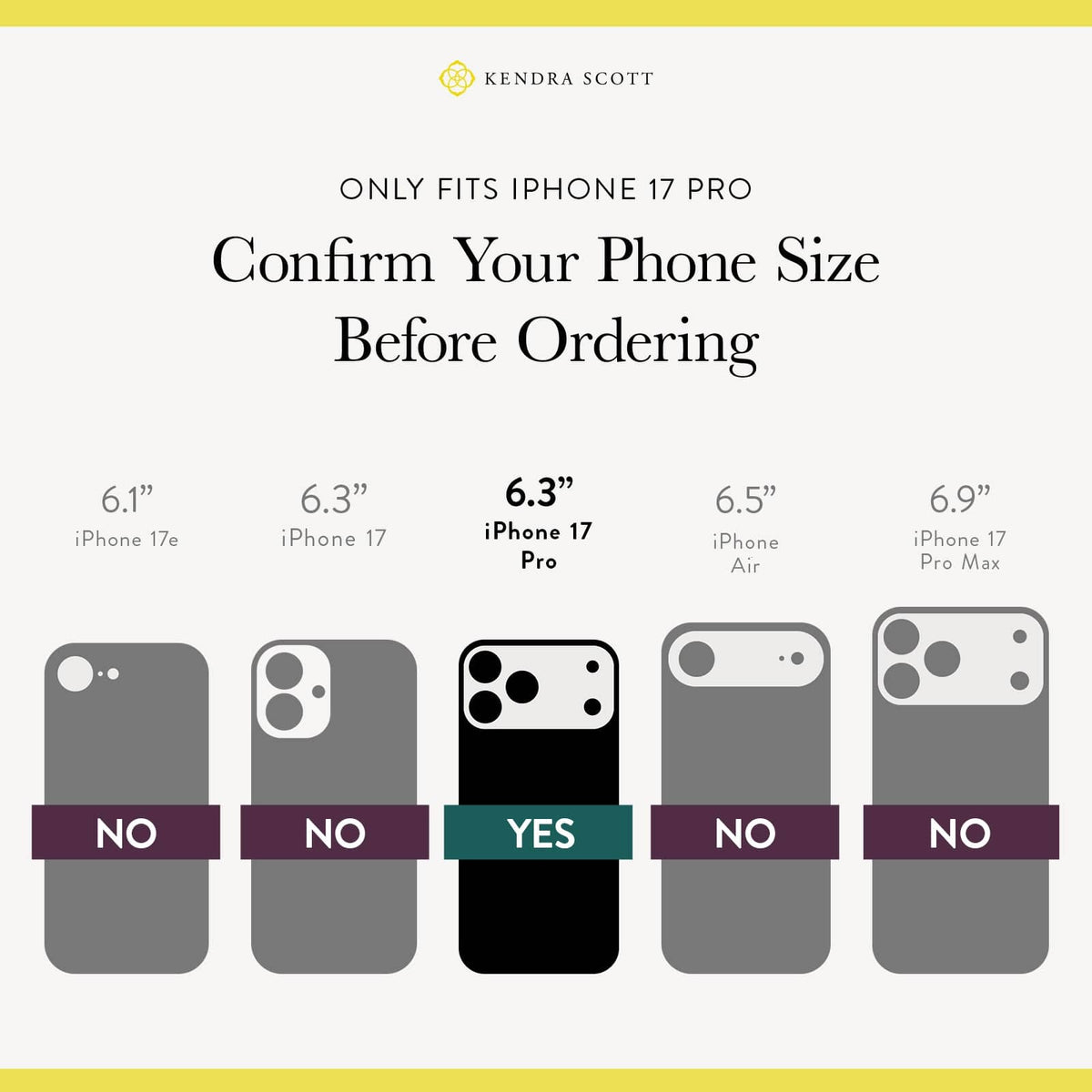 Kendra Scott Raspberry Pearl MagSafe - iPhone 17 Pro