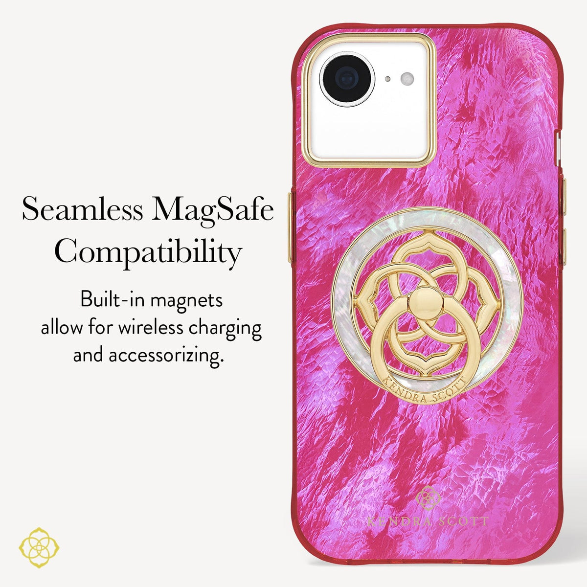 Kendra Scott Raspberry Pearl MagSafe - iPhone 17e/16e