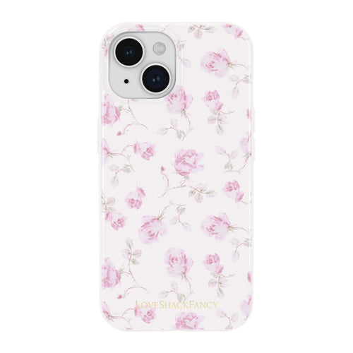 Case-Mate x LoveShackFancy Ribbon Rosa Flora MagSafe - iPhone 17e/16e/15/14/13