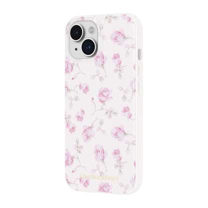 Case-Mate x LoveShackFancy Ribbon Rosa Flora MagSafe - iPhone 17e/16e/15/14/13