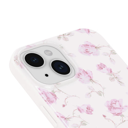 Case-Mate x LoveShackFancy Ribbon Rosa Flora MagSafe - iPhone 17e/16e/15/14/13