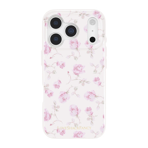 Case-Mate x LoveShackFancy Ribbon Rosa Flora MagSafe - iPhone 17 Pro