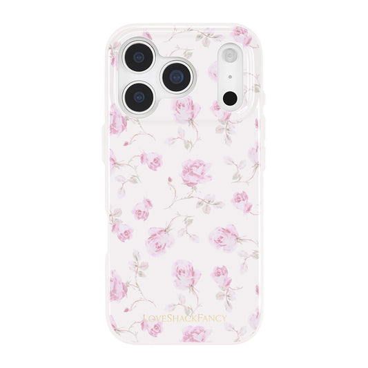 Case-Mate x LoveShackFancy Ribbon Rosa Flora MagSafe - iPhone 17 Pro
