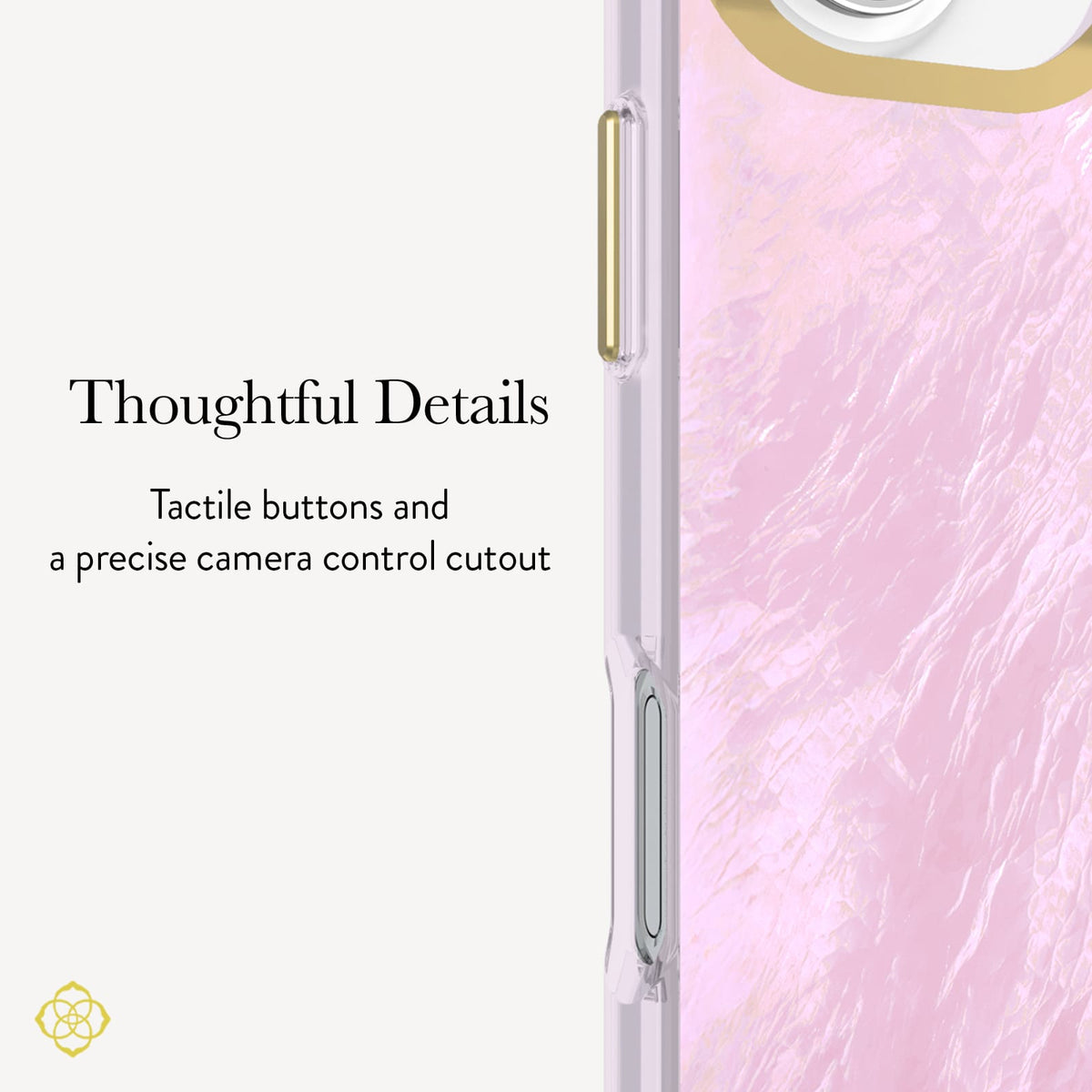 Kendra Scott Pink Pearl MagSafe - iPhone 16 Pro