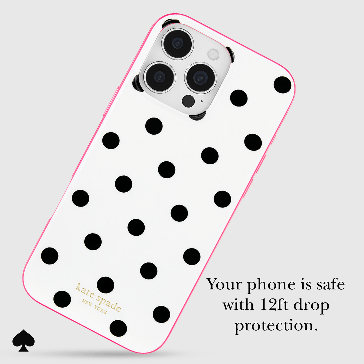 kate spade new york Picture Dot Pop Pink MagSafe - iPhone 16 Pro Max
