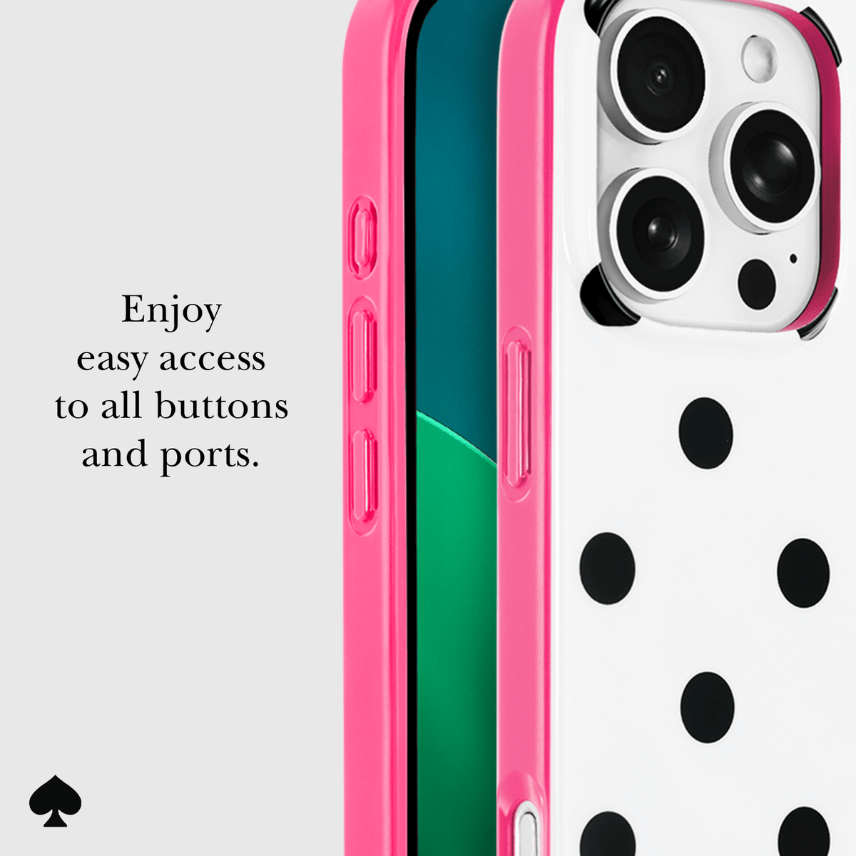 kate spade new york Picture Dot Pop Pink MagSafe - iPhone 16 Pro Max
