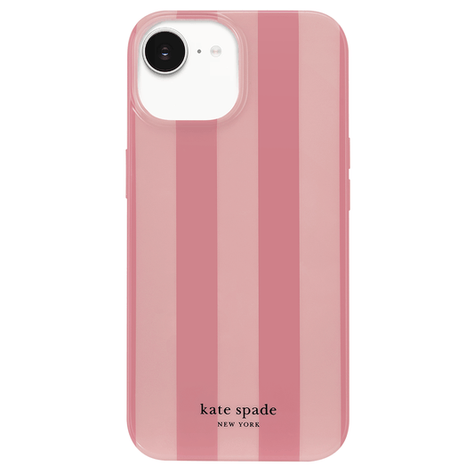 kate spade new york Bold Stripe Rose Coral MagSafe - iPhone 17e/16e