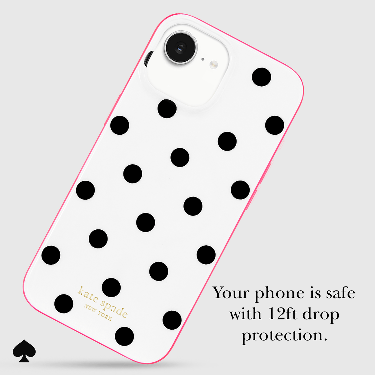 kate spade new york Picture Dot Pop Pink MagSafe - iPhone 17e/16e