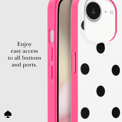 kate spade new york Picture Dot Pop Pink MagSafe - iPhone 17e/16e