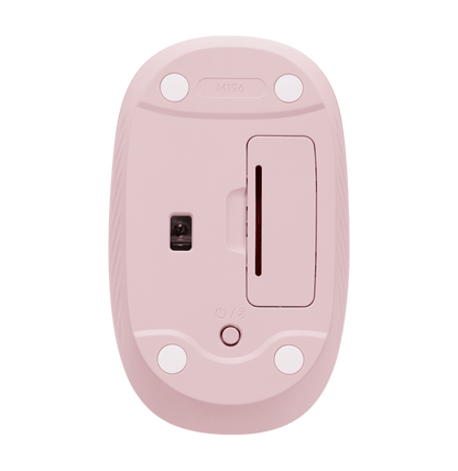Souris sans fil Bluetooth Logitech M196 - Rose (910-007461)