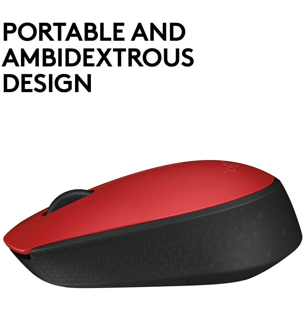 Souris sans fil Logitech M171 Red (910-004641)